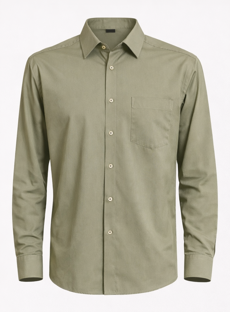 Essential Tailored Button-Down Dress Shirt