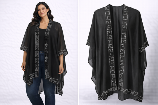 OS Luxe Mirage Sheer Kimono