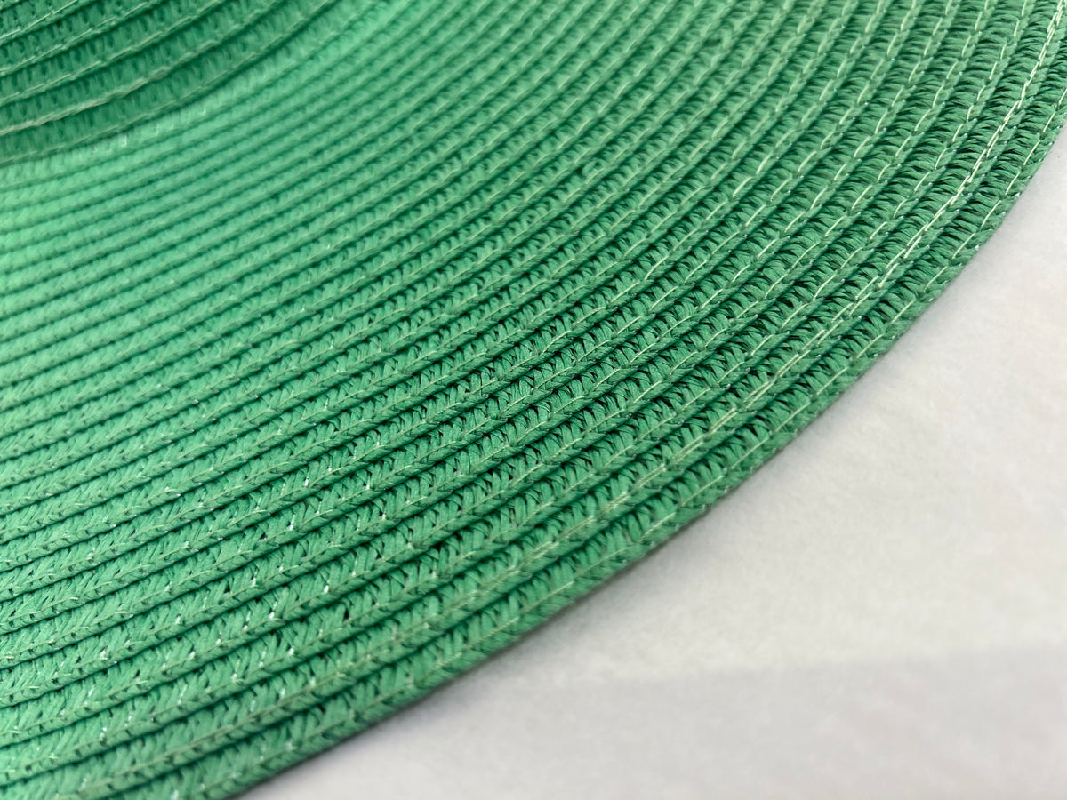 Green Wide-Brim Hat