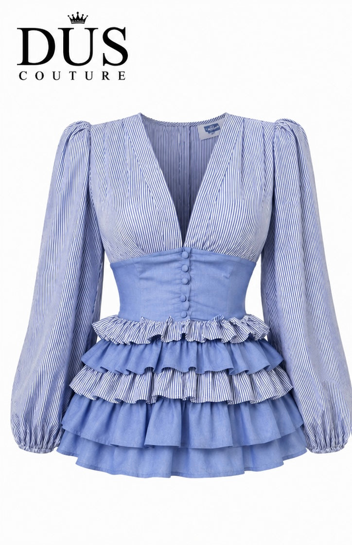 Soft Glam Peplum Top
