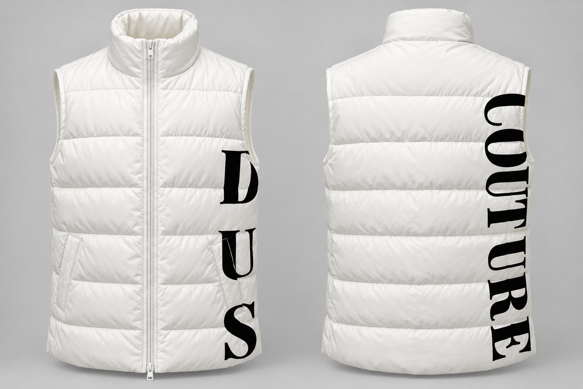 D.U.S Couture Side Statement Puffer Vest