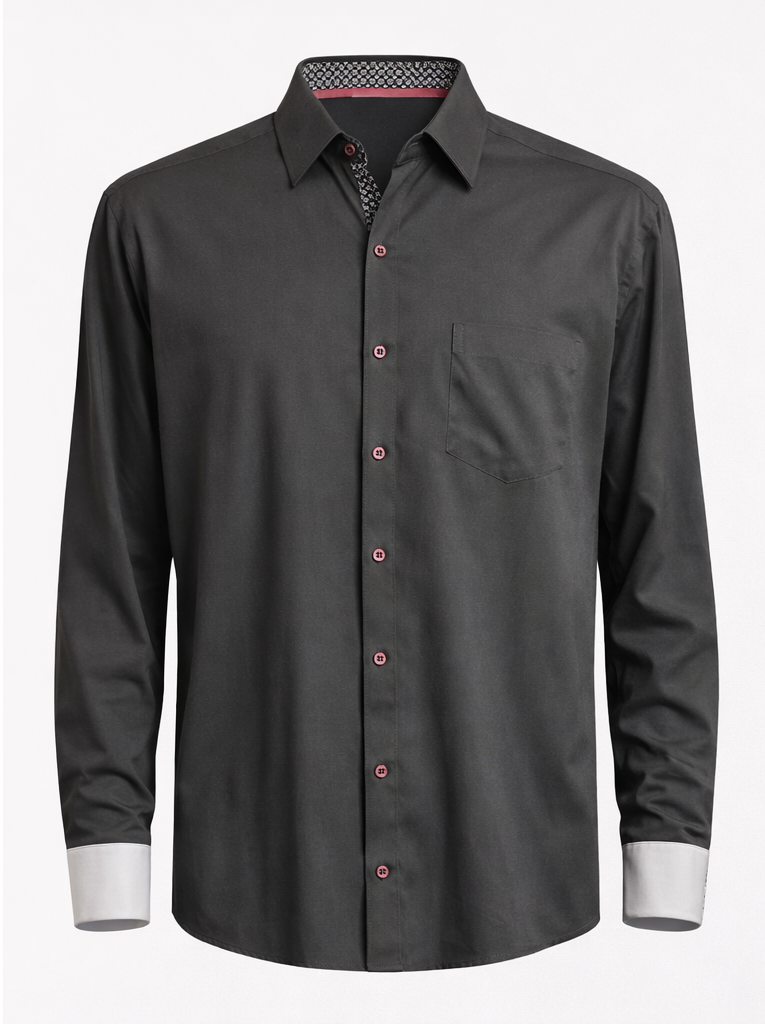 Essential Tailored Button-Down Dress Shirt