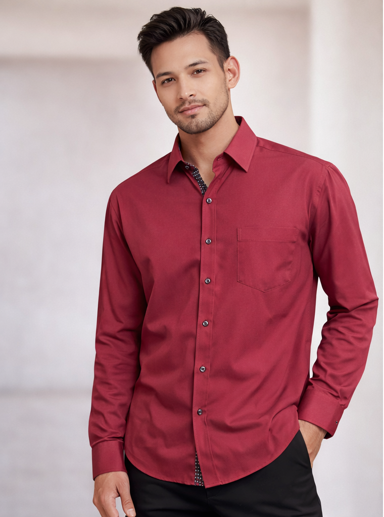 Essential Tailored Button-Down Dress Shirt