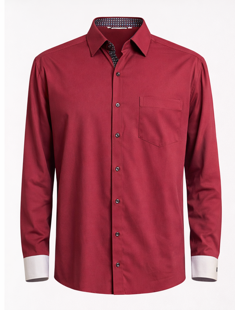 Essential Tailored Button-Down Dress Shirt