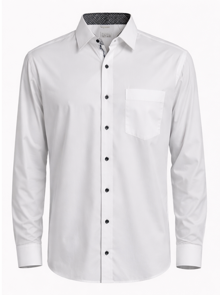 Essential Tailored Button-Down Dress Shirt