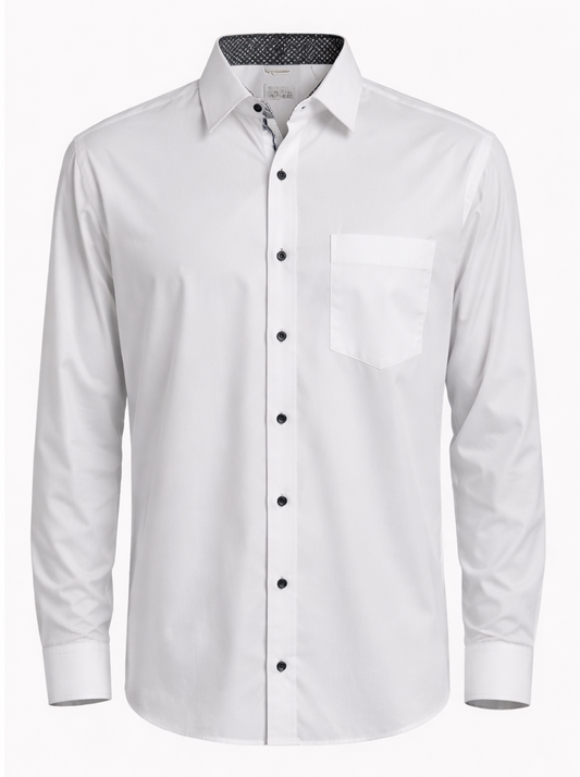 Essential Tailored Button-Down Dress Shirt