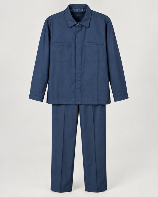 SilverSilk Navy Walking Suit
