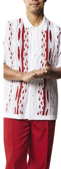 Textured Knit Short Sleeve 2-Piece Set